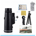 Kompass 80x100 monokulaarne k&otilde;rglahutusega h&auml;maras &ouml;&ouml;n&auml;gemine mobiiltelefoni fotokontsert &otilde;ues piiri&uuml;lene