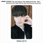 ATEEZ THE WORLD EP.FIN WILL Minirecord 4. videok&otilde;ne s&uuml;ndmuse kasu fotokaart Mingi