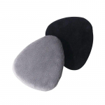 Suure keelega veetilga puudripuhastusvahend lahtine puuder flokeeriv pehme kosmeetiline puhv, kolmnurga terava otsaga meigit&ouml;&ouml;riistad must