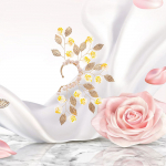 Ear Cuff Cartilage Earring Designed with Floral Green Clip on Wrap for Prom Party Style A