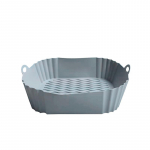 &Otilde;hkfrit&uuml;&uuml;r paksendatud toidukvaliteediga silikoonmatt Silikoonist kokkupandav k&uuml;psetusmatt majapidamises kasutatava &otilde;hufrit&uuml;&uuml;ri k&uuml;psetuspann square 21*20*5*5.5CM 75g