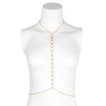 IngeSight.Z Seksikas geomeetriline ristrakmetega rinnahoidja rinnakett naistele Lihtne kullav&auml;rvi bikiini kett v&ouml;&ouml;v&ouml;&ouml; keha ehete pidu