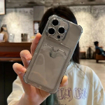 Luksuslik pehme kaardikoti telefoni&uuml;mbris iPhone 15 14 13 12 11 Pro Max Mini X XS Max XR 7 8 Plus SE 2020 l&auml;bipaistev kaitseraua kate For 8 Plus 7 Plus