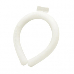 Suvine kaela jahutustoru Kaasaskantav j&auml;&auml;r&otilde;nga kaela jahuti v&auml;lisspordiks kuumarabanduse &auml;rahoidmiseks kantav isiklik kaelam&auml;his k&auml;ed vabad k&uuml;lmageeliga j&auml;&auml;pakk valge