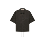 Fear of God Essentials S&uuml;gis/Talv 22 Nailonist L&uuml;hikeste Varrukatega S&auml;rk Sildiga Unisex Topid V&auml;ljal&uuml;litatud Must FOG-FW22-626 XXL