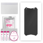 apgo Hydrogel Privacy Matte Screen Protector for Ulefone Armor 20WT, Anti Spy, Hydrogel Film, Flexible, Soft TPU with positioning layer easy installat