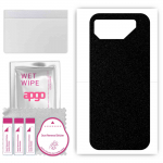 apgo Protective Skin Sticker for the back compatible with Asus ROG Phone 7, Wrap Film, Foil, Vinyl - Pattern Matte Black