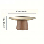 WIKHOSTAR Roostevabast terasest koogialus Puidust puuviljade vitriin Magustoidutaldrik S&ouml;&ouml;gilaud Kodukaunistuse kaunistused S h&otilde;be