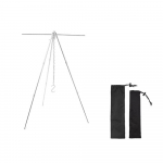 V&auml;ljas kantav kaasaskantav alumiiniumsulamist riputatav statiiv Matkapiknikupottide riputatav riiulikomplekt pikendatav potihoidja L h&otilde;be