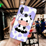 Animal Cartoon Cow telefoni&uuml;mbris Xiaomi Mi 11 10 A2 A2lite A1 9 9SE 8Lite 8explorer F1 Poco M3 X3 Pro Fundas Cove jaoks xiaomi11xpro