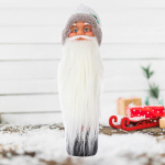J&otilde;uluvana veinipudeli kaane j&otilde;ulukaunistus, dekoratiivne kingitus, j&otilde;ulupuu kaunistus tseremooniaks 30x9cm_long beard