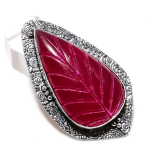 Ruby Natural Gemstone 925 Sterling Silver Jewelry Pendant 2.36 j9k50