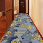 Luksuslikud koridori pikad vaibad jooksjale Esik Sinine kuldne žakaarmatt elutuba hotelli trepimatt libisemiskindel koduk&ouml;&ouml;gi vaip 60x300cm 23.6x118in