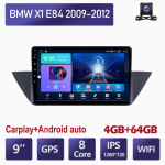 Android Car Radio Stereo BMW X1 E84 2009-2012 2 Din Multimedia Carplay Navigation Autoraadio GPS WIFI Peaseade 4+64GB 4+64GB