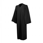 Unisex koorir&uuml;&uuml;d kiriku ristimisametniku kinnituskost&uuml;&uuml;mi jaoks, koolil&otilde;pukleit pastori ja kohtunike r&uuml;&uuml; XXXL must