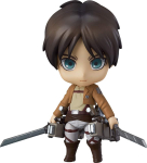 Nendoroid R&uuml;nnak Titanile Eren Jaeger M&otilde;&otilde;tkavas puuduv ABS&PVC V&auml;rvitud Liigutatav Figuur J&auml;relturg black