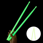5A helendav trummipulk, helendav trummipulk, fluorestseeruv trummipulk pimeda lava jaoks