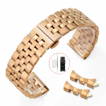 Kellarihm roostevabast terasest kellarihm 18mm 19mm 20mm 21mm 22mm lameda kumerusega metallist kellarihm naiste meeste universaalne k&auml;ev&otilde;ru Seiko jaoks 22mm