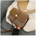 1 tk Qianniao v&otilde;rgukott naiste kott moekas &uuml;he &otilde;la crossbody v&auml;ike ruudukujuline kott