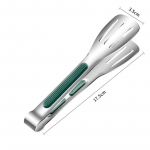 7/9/11 tolli pikkused grilltangid libisemiskindla k&auml;epidemega roostevabast terasest praetud grillklambrid salatileivaklambrid k&ouml;&ouml;git&ouml;&ouml;riistad lihatoiduklambrid