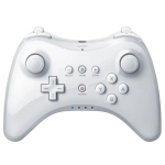 Juhtmeta Classic Pro kontrolleri juhtkangiga m&auml;ngupult Nintend wii U Pro jaoks koos USB-kaabli juhtmevaba kontrolleriga valge