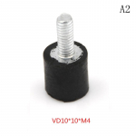 M3 M4 M5 M6 M8 kummist amortisaatori vibratsioonivastane isolaator Kinnitused poolid VD8*8*M3