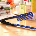 Diy Salon V Styling juuksesirgendaja hari sirgendaja kamm juuksurit&ouml;&ouml;riist roosa punane v&auml;rv