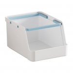 K&auml;epidemega hoiukast Suure mahutavusega suure avanemisega kirjatarbed Kosmeetika Puuviljad M&auml;nguasjad Maitsestamise Lauaarvuti Korraldaja koju sinine