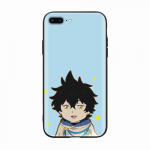 Must &uuml;mbris Xiaomi Redmi 13C Note 9 iPhone XR 7 8 14 15 11 12 13 X XS Pro Max Samsung A25 S23 S24 FE Ultra Plus Black Clover jaoks Samsung A71 must