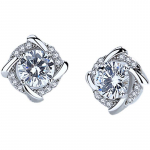 P&ouml;&ouml;rlevad tuuleveski naastk&otilde;rvar&otilde;ngad naiste S999 jala h&otilde;bedane klassikaline teemantidega kaetud kerge luksuslik ni&scaron;ikujundusega k&otilde;rvar&otilde;ngad k&otilde;rvar&otilde;ngad 99