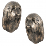 Bearded Collie, Highland Collie, Mountain Collie - Dog statue, hanging bust, unique decoration for dog lover by Art-Dog brand