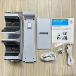 M&auml;ngukontrollerid Laadija Magnetiline laadimisalus k&otilde;rvaklappide alus PS5 VR2 jaoks 17.6*11.1*29.9cm valge