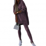 2 tk/komplekt naiste top p&uuml;kste komplekt kapuutsiga pikkade varrukatega l&otilde;hikuga kapuuts XXXL