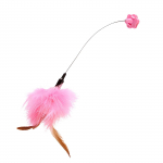 Leevendab igavust, kuna &otilde;rritab kassipulk kassim&auml;nguasjad kaelarihm, kiusab kassi esemeid, hammustuskindel sulgede traat kiusatav kassipulk One Size