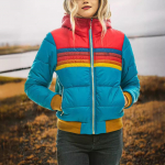 Naiste Vabaaja Talvejakk Rahvuslik Piloodi Soe Naise Pullover Puuvillased Riided Spordipaaride V&auml;rvilise V&auml;rviga Tr&uuml;kitud Joped XXXL