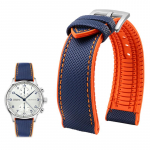Klassikaline 20mm 21mm 22mm L&otilde;uend Nailon Seiko kelladele Kummist Rihm Veekindel Kellarihm Meestele Tissot Citizen Mido Kellatarvikud 24mm