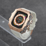 Klassikaline luksuslik modifikatsioonikomplekt Apple Watch Ultra 2 49mm jaoks Roostevabast terasest korpus IWatch 9 8 7 6 45mm 44mm jaoks Kristallnupp Spordirihm 987654SE 44 45mm