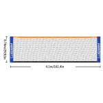 Kaasaskantav kokkupandav standardne professionaalne sulgpalliv&otilde;rk sisetingimustes, v&auml;litingimustes, v&otilde;rkpallis, tennises, treeningv&auml;ljakutes, v&otilde;rkv&otilde;rk