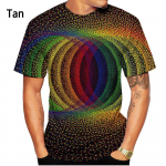 Uus mood Vertigo Hypnosis 3D tr&uuml;kitud T-s&auml;rk meeste ja naiste suvine vabaaja l&uuml;hikeste varrukatega v&auml;rviline fluorestsentss&auml;rk top 6XL
