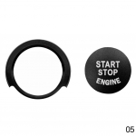 Auto Styling Mootori S&uuml;&uuml;te K&auml;ivitus-Stop R&otilde;nga korpuse kleebis BMW F20 F21 F30 F31 F10 Nupukaunistus L&uuml;liti Lisatarvikute Kaaned sinine