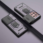 L&ouml;&ouml;gikindel &uuml;mbris Oneplus 11 12 11R 12R liugkaamera hoidik Taga Telefoni kaas OnePlus ACE 2 3V One plus Nord CE 3 Lite N30 jaoks Oneplus 11R must