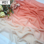 100D Sifonkangas Gradientv&auml;rviline Organza T&uuml;llkangas DIY Vana Stiili Hanfu Kleidi Lavatantsukost&uuml;&uuml;mi Drapeerimiseks Dekor K&auml;sit&ouml;&ouml; 1M