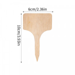10pcs Wooden Plant Markers Garden Potted Plant Labels sign Florist Price Tag Outdoor Indoor Patio Garden Stakes Gardening Gifts