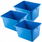 KADAX Wiadro malarskie Wiaderko Z Uchwytem 8 Litr&oacute;w 3szt