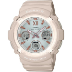 CASIO Women's Baby-G BGA-2800-4A2JF [BABY-G Radio Wave Solar Model Smokey Pink Beige] Round Watch