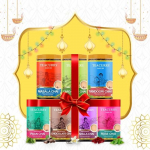 TEACURRY Chai Combo Of 7( Iga)-Masala Chai Tea, Cardamom Chai, Tandoori Chai, Paan Chai, Chocolate Chai, Rose Chai-100% Natural-Chai