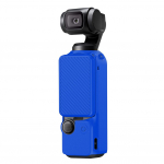 Silikoonist &uuml;mbris kaitsekate kriimustusvastane kaitsev korpus, kukkumisvastane kest DJI Osmo Pocket 3 gimbal kaamerale sinine