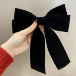 Elegantne suur kaarjas juukseklamber naistele, t&uuml;drukutele, vanad pulmad, pika lindiga kaar, Barrette, mood, peen juukseaksessuaarid, kingitused A5