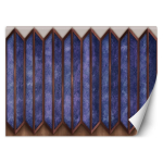 3D-taustapilt v&auml;rvilised aknad 100x70 sinine