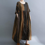 Naiste kleit Suvine Pluss Suurus Rannakleit Linane Boheemlaslik Tr&uuml;kk Lilled Mood Daam Vestidos Vabaaja Lahtine Pikk Kleit &Uuml;legabariidiline One Size punane